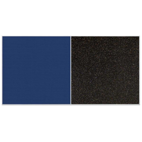 Sliding Door Indoor Enclosed Corkboard, 9